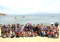 Participants of SRPP2017 visit Cheung Chau with CUHK students